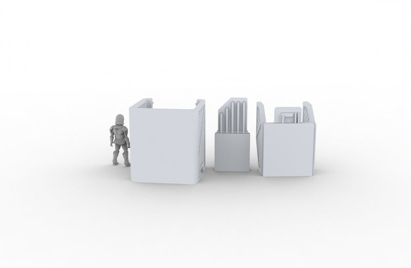 Bathroom Scatter Terrain - Novus Landing, EC3D, Infinity, Legion Sci-fi, Cyberpunk 2077, Wargaming Scenery, Washroom, Realism-2