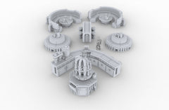 The Cantina Scatter Terrain - Novus Landing, Tavern, Inn, Bar, EC3D, Infinity, Legion Sci-fi, Cyberpunk 2077, Wargaming-5