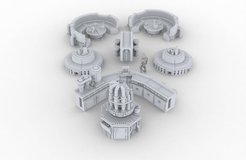 The Cantina Scatter Terrain - Novus Landing, Tavern, Inn, Bar, EC3D, Infinity, Legion Sci-fi, Cyberpunk 2077, Wargaming-5