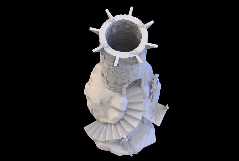 Pirate Lighthouse - Pirates vs. Sailors Nightmare At Sea - DnD, Wargaming, Ocean, Boat, Ship, Tortuga, Black Flag, Age of Sail, Caribbean-9