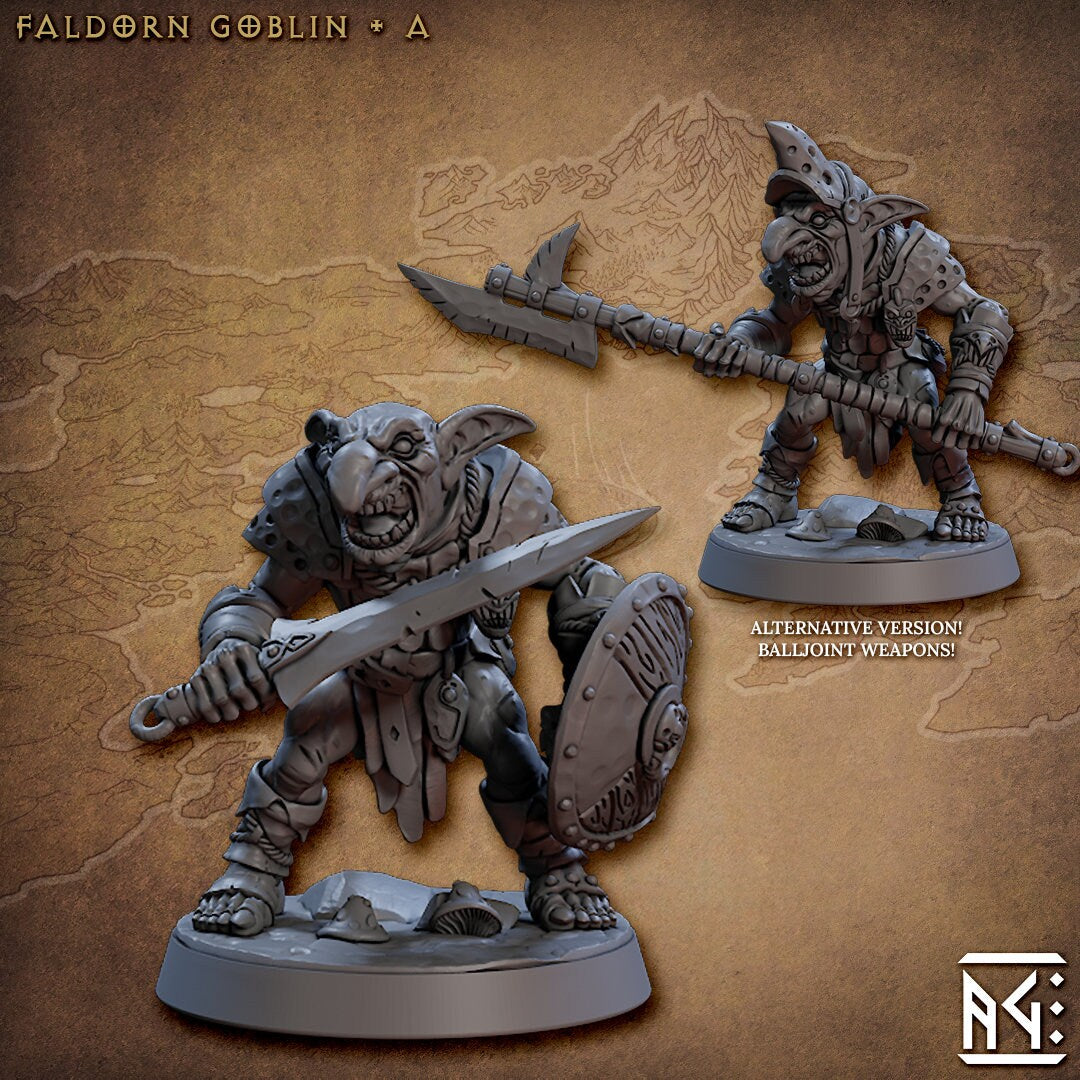 Faldorn Goblin - Artisan Guild | Monster | Fantasy | DnD | Pathfinder | Rogue | Fighter | Ranger | Orc | Swamp | Goblinoid | Greatgoblin-2
