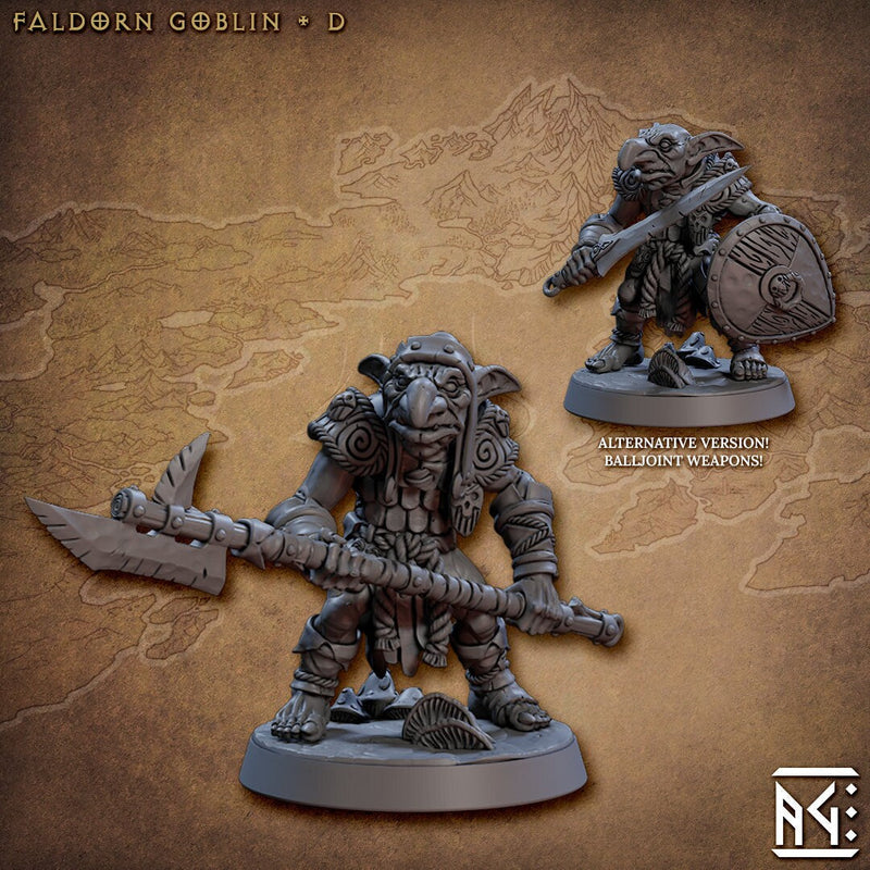 Faldorn Goblin - Artisan Guild | Monster | Fantasy | DnD | Pathfinder | Rogue | Fighter | Ranger | Orc | Swamp | Goblinoid | Greatgoblin-5