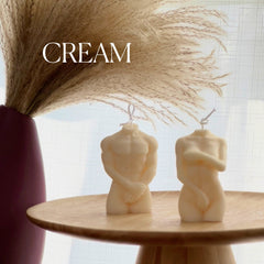 Handmade Soy Body Candle: Sculptural Home Decor-3