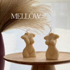 Female Form Soy Wax Candle: Goddess Body Pillar Candle-4
