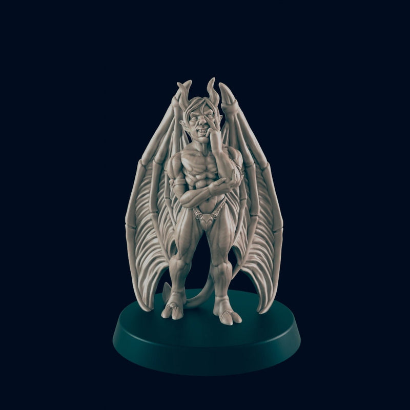 Incubus - EC3D, DnD miniature | Monster | 5E | Undead | 28mm | Fantasy | Demon | Necromancer | Magic | Warlock | Male | Succubus-1
