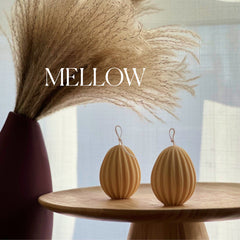 Ribbed Easter Egg Candle: Soywax Spring Decor-4