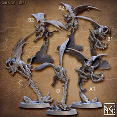 Gorge Imps - Artisan Guild Demon King Spawn | Monster | Fantasy, DnD | Imp | Demonic | Flying | Abyss, Hell, Forge | Melee, Ranged, Familiar-1
