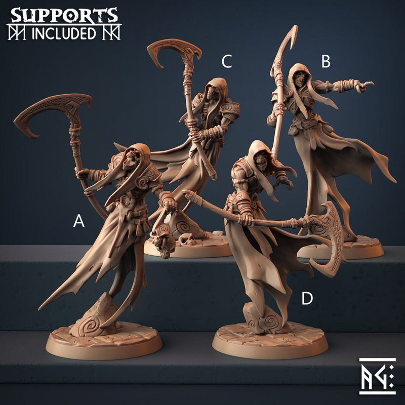 Skutagaard Wrights - Artisan Guild | D&D | Skeleton | Monster | Ghost | Wraith | 32mm | Pathfinder | Frostgrave | Melee | Wargaming-1