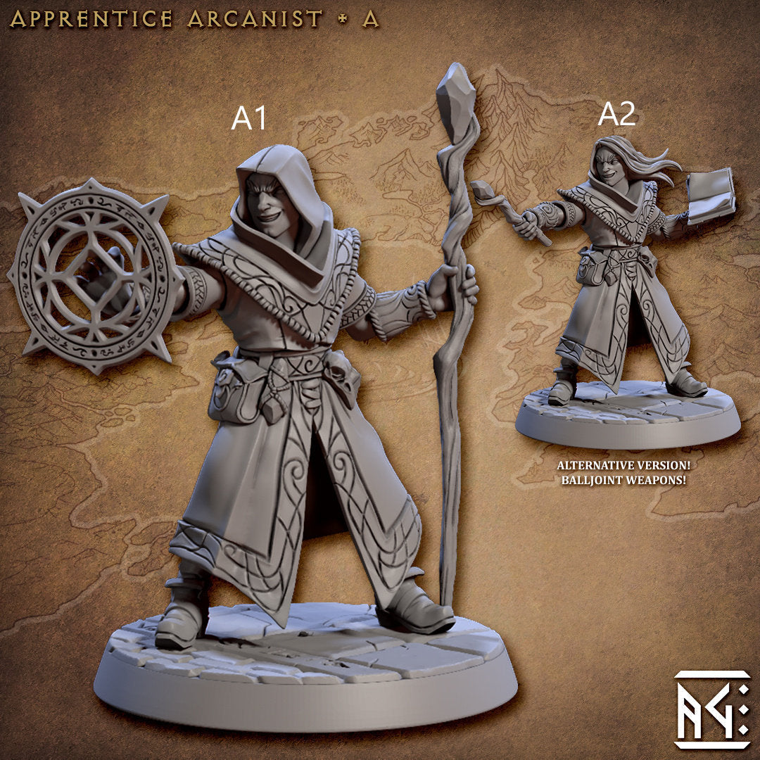 Apprentice Arcanists - Artisan Guild | Human | Elf | Wizard | Sorcerer | Warlock | Male | Female | Fantasy | Magic | DnD | Pathfinder-2
