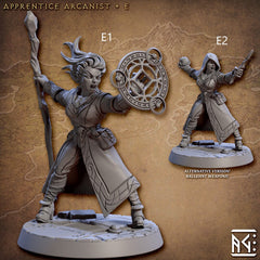 Apprentice Arcanists - Artisan Guild | Human | Elf | Wizard | Sorcerer | Warlock | Male | Female | Fantasy | Magic | DnD | Pathfinder-6