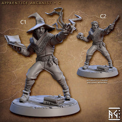 Apprentice Arcanists - Artisan Guild | Human | Elf | Wizard | Sorcerer | Warlock | Male | Female | Fantasy | Magic | DnD | Pathfinder-4