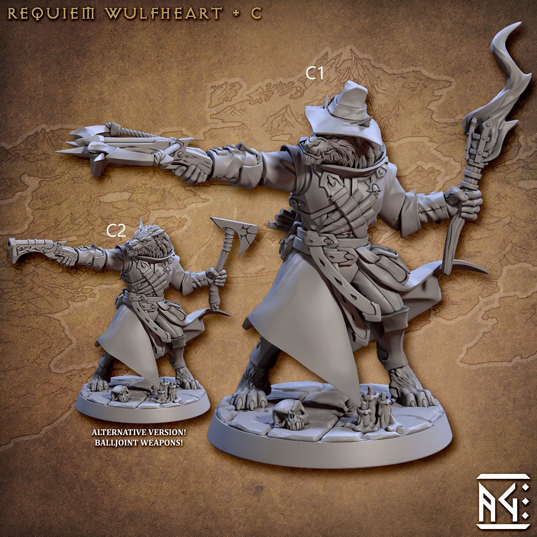 Requiem Wulfhearts - Artisans Guild | Male | Female | Werewolf | Fantasy | Ranger | Fighter | Lycanthrope | Gothic | Demon Hunter | DnD-4