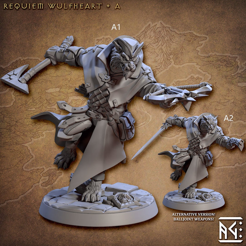 Requiem Wulfhearts - Artisans Guild | Male | Female | Werewolf | Fantasy | Ranger | Fighter | Lycanthrope | Gothic | Demon Hunter | DnD-2