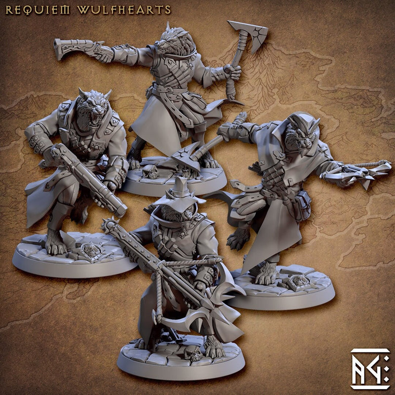 Requiem Wulfhearts - Artisans Guild | Male | Female | Werewolf | Fantasy | Ranger | Fighter | Lycanthrope | Gothic | Demon Hunter | DnD-1