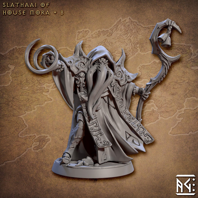 House Mora Slathaai - Artisan Guild | Illithid | Mind Flayer | Monster | Fantasy | Sorcerer | Alchemist | Fighter | DnD | Pathfinder-3