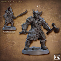 Nomad Orr'ugs - Artisan Guild | Monster | Fantasy | DnD | Pathfinder | Orc | Half Orc | Fighter | Ranger | Plains | Steppe | barbarian |-8