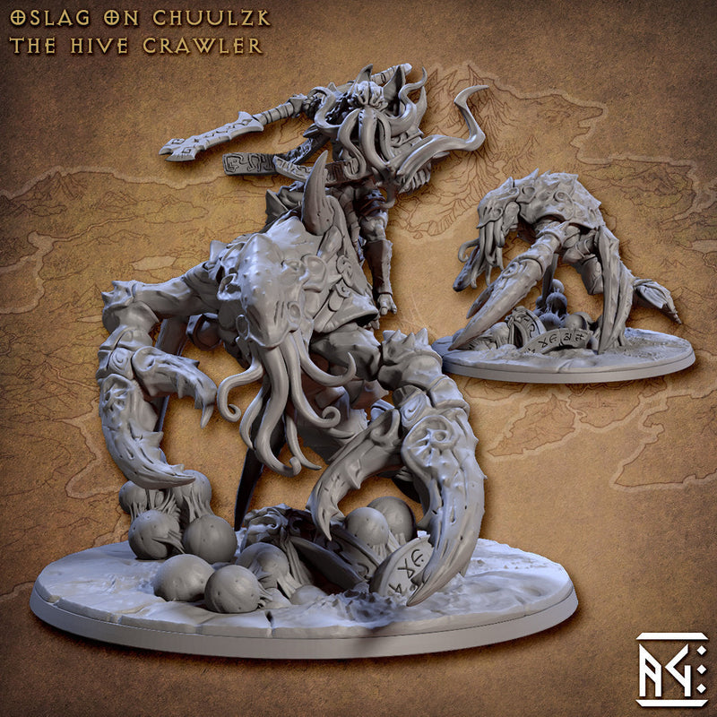 Chuulzk the Hive Crawler - Artisan Guild | Illithid | Mind Flayer | Monster | Fantasy | Boss | Mount | Crab | DnD | Pathfinder-1
