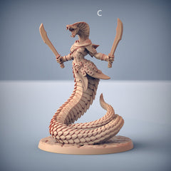 Nagarot Crawlers - Artisan Guild Maneater Nagarots | Monster | Fantasy | DnD | Rogue | Fighter | Ranger | Yuan-Ti | Snakefolk, Nagaji, Naga-4