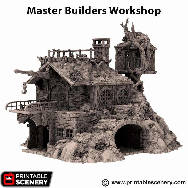 Master Builders Workshop - Rise of the Halflings - DnD building | Forest | Hills | Tinker | Wargaming Terrain | Scatter scenery, Fantasy-9