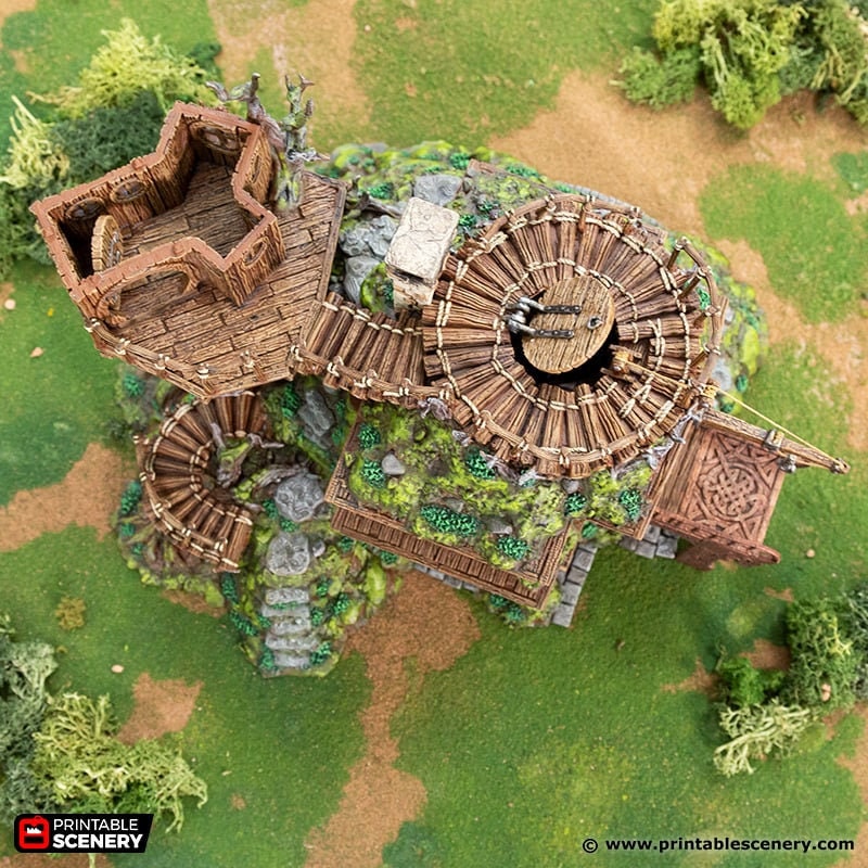 Master Builders Workshop - Rise of the Halflings - DnD building | Forest | Hills | Tinker | Wargaming Terrain | Scatter scenery, Fantasy-5