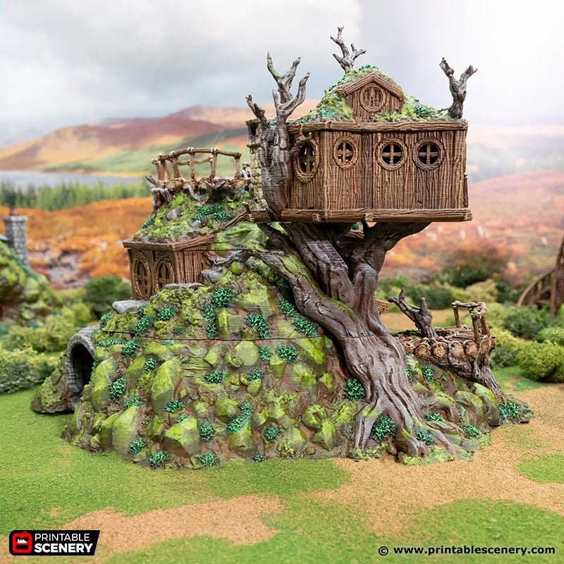 Master Builders Workshop - Rise of the Halflings - DnD building | Forest | Hills | Tinker | Wargaming Terrain | Scatter scenery, Fantasy-4