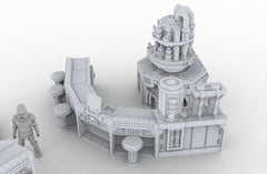 The Cantina Scatter Terrain - Novus Landing, Tavern, Inn, Bar, EC3D, Infinity, Legion Sci-fi, Cyberpunk 2077, Wargaming-3