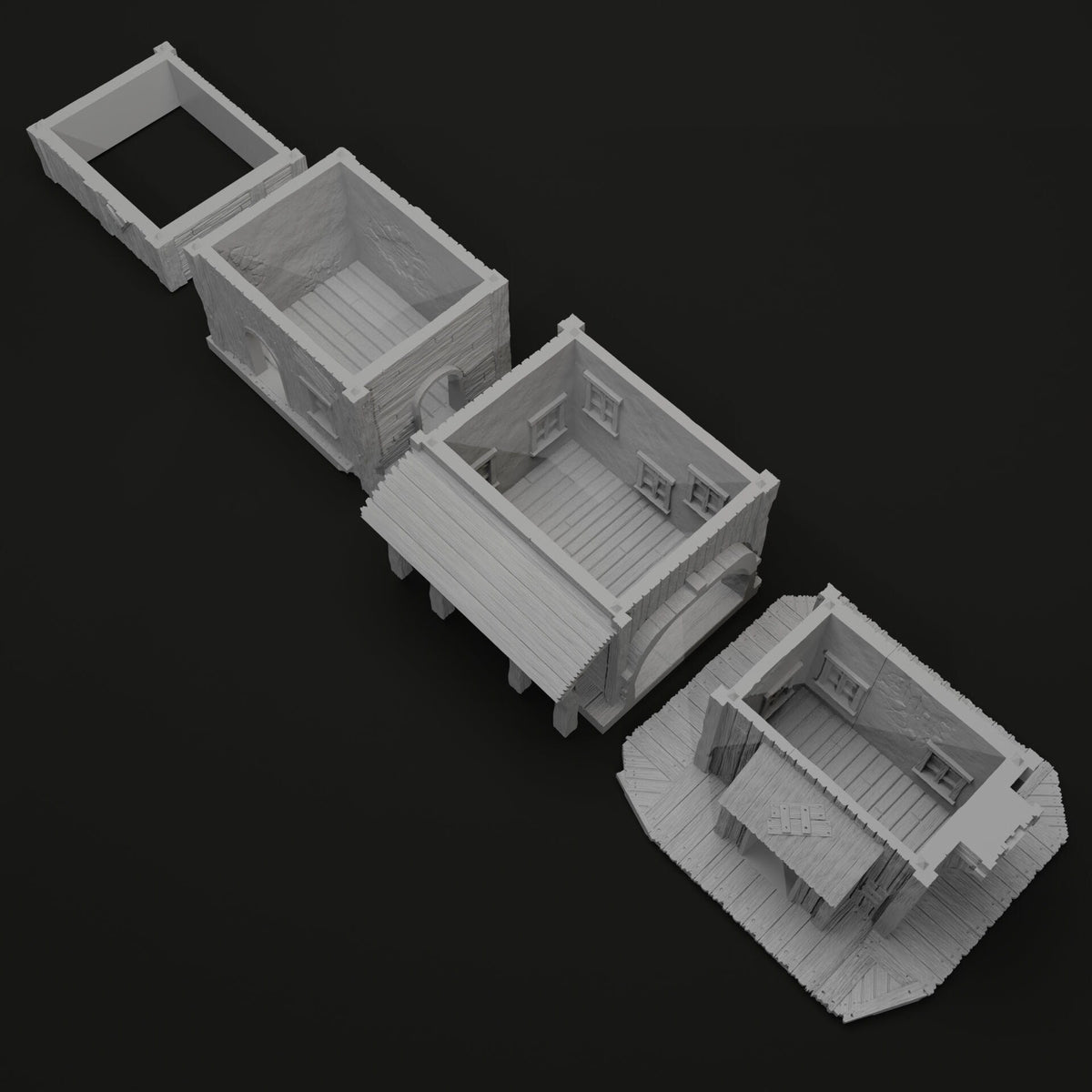 Pirate Dock - Pirates vs. Sailors Nightmare At Sea - DnD, Wargaming, Ocean, Boat, Ship, Docks, Tortuga, Black Flag, Pathfinder, Age of Sail-9