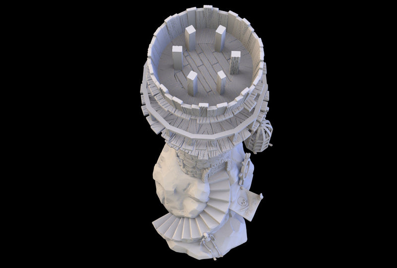 Pirate Lighthouse - Pirates vs. Sailors Nightmare At Sea - DnD, Wargaming, Ocean, Boat, Ship, Tortuga, Black Flag, Age of Sail, Caribbean-6