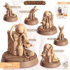Ynx - dnd Sphinx Cat mini - Cast N Play, Feline, Cat, Friend, Wizard Familiar, Animal Companion, Ranger, Druid Form, Alchemist, Adventurer-1