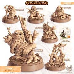 Sloo - dnd Sloth mini - Cast N Play, Climber, Friend, Wizard Familiar, Animal Companion, Ranger, Druid Form, Shaman, Explorer-1