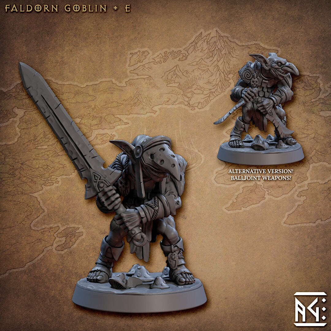 Faldorn Goblin - Artisan Guild | Monster | Fantasy | DnD | Pathfinder | Rogue | Fighter | Ranger | Orc | Swamp | Goblinoid | Greatgoblin-6