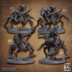 Giant Spider Riders - Artisan Guild Faldorn Goblins | Monster | Fantasy, DnD | Goblin | Fighter | Archer | Mounted | Swamp | Melee | Ranged-1