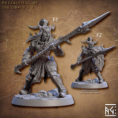 Mezzalfiends of the Gorge - Artisan Guild Demon King Spawn | Monster | Fantasy, DnD | Tiefling | Fighter | Paladin | Cleric | Hell, Abyss-8