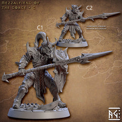 Mezzalfiends of the Gorge - Artisan Guild Demon King Spawn | Monster | Fantasy, DnD | Tiefling | Fighter | Paladin | Cleric | Hell, Abyss-5