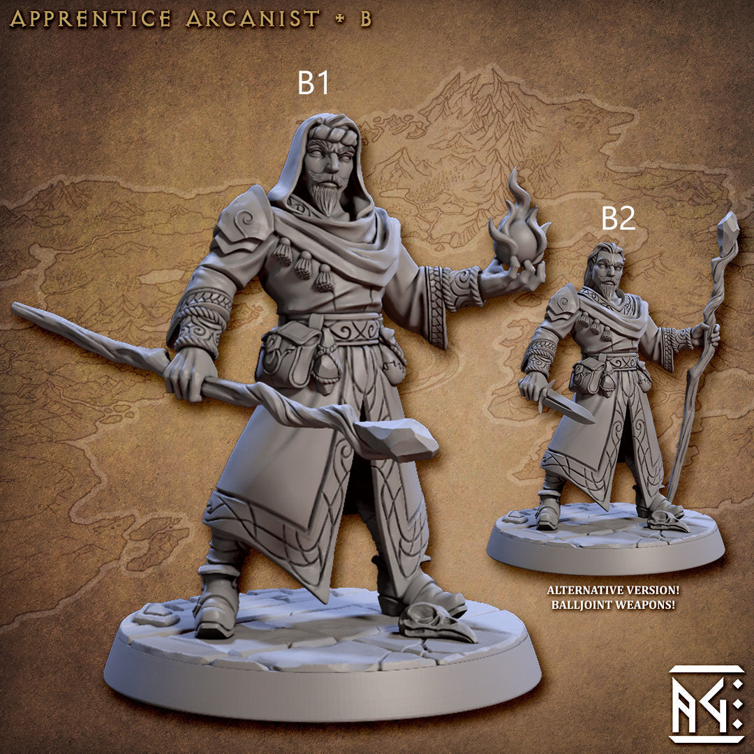 Apprentice Arcanists - Artisan Guild | Human | Elf | Wizard | Sorcerer | Warlock | Male | Female | Fantasy | Magic | DnD | Pathfinder-3