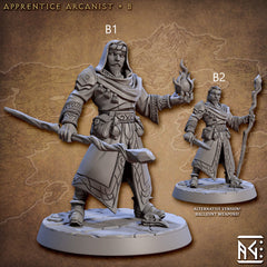 Apprentice Arcanists - Artisan Guild | Human | Elf | Wizard | Sorcerer | Warlock | Male | Female | Fantasy | Magic | DnD | Pathfinder-3