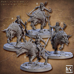 Demonhound Riders - Artisan Guild | Tiefling | Mounted | Caster | Melee | Ranged | City of Intrigue | Demon | Fantasy | DnD | Pathfinder-1