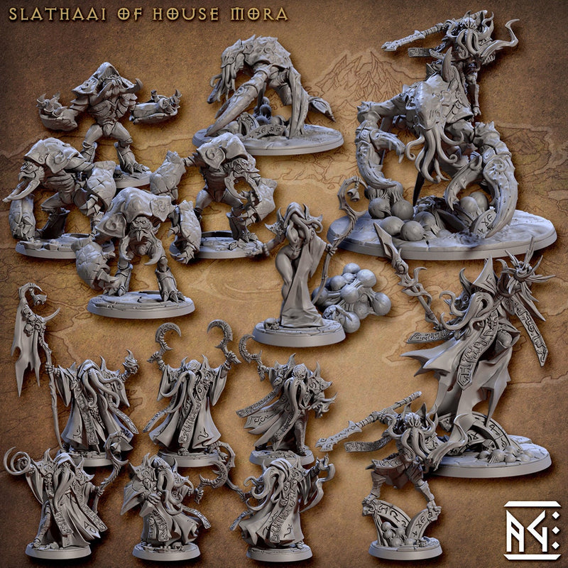 House Mora Slathaai - Artisan Guild | Illithid | Mind Flayer | Monster | Fantasy | Sorcerer | Alchemist | Fighter | DnD | Pathfinder-8
