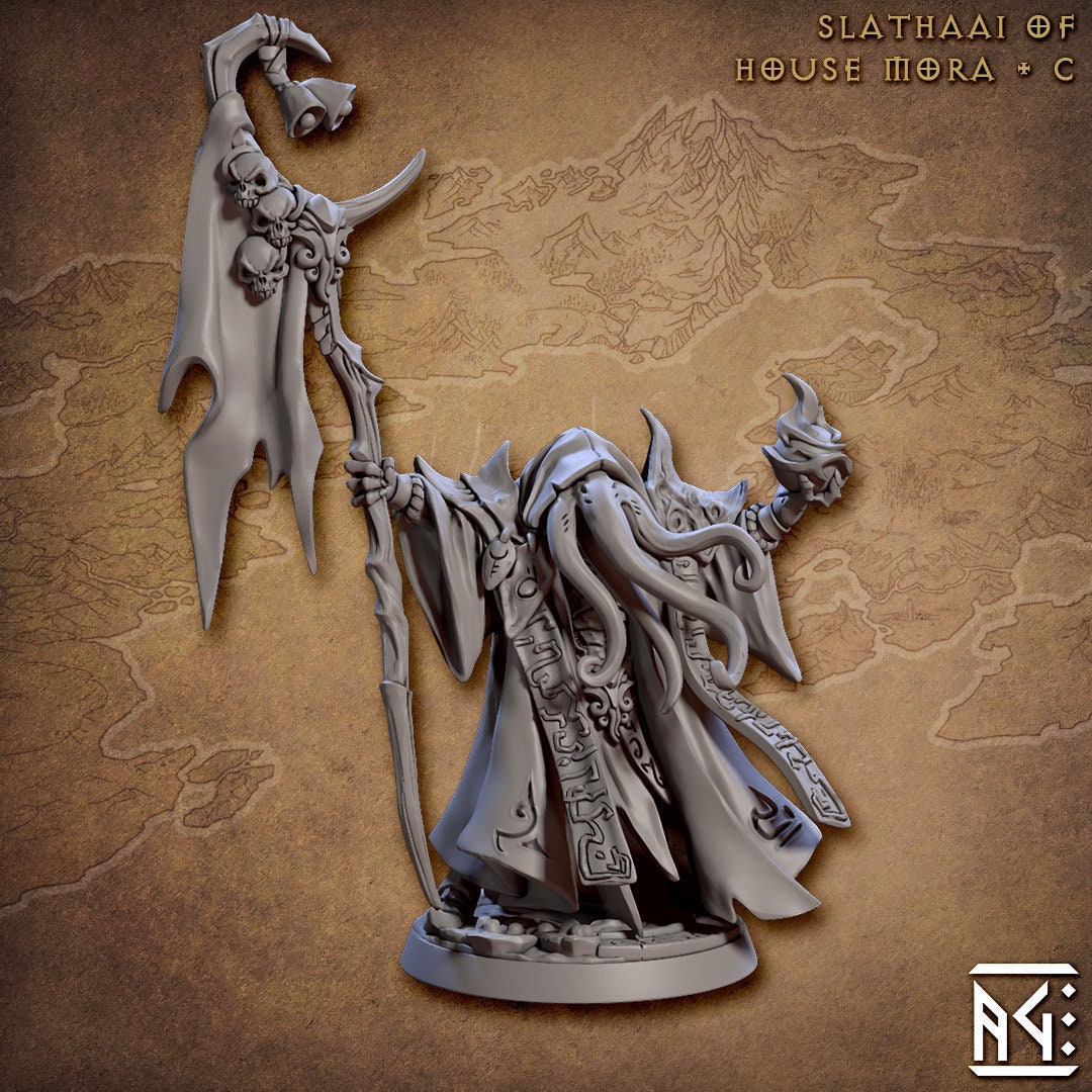 House Mora Slathaai - Artisan Guild | Illithid | Mind Flayer | Monster | Fantasy | Sorcerer | Alchemist | Fighter | DnD | Pathfinder-4