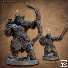 Nomad Orr'ugs - Artisan Guild | Monster | Fantasy | DnD | Pathfinder | Orc | Half Orc | Fighter | Ranger | Plains | Steppe | barbarian |-7
