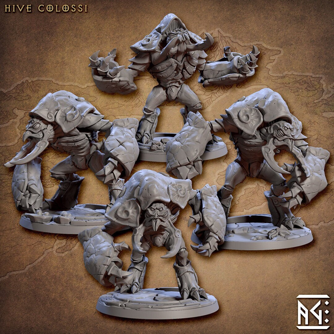 Hive Colossi - Artisan Guild | Illithid | Mind Flayer | Monster | Fantasy | Brute | Melee | Fighter | DnD | Pathfinder | Large-1