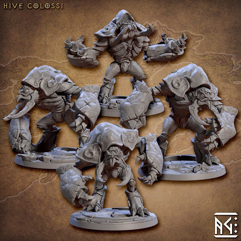 Hive Colossi - Artisan Guild | Illithid | Mind Flayer | Monster | Fantasy | Brute | Melee | Fighter | DnD | Pathfinder | Large-1