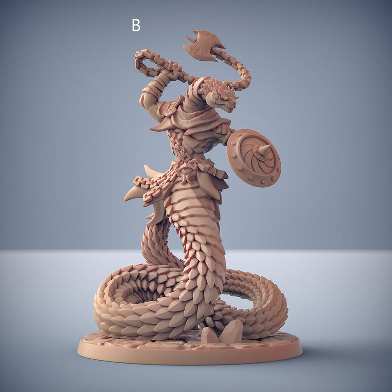 Nagarot Crawlers - Artisan Guild Maneater Nagarots | Monster | Fantasy | DnD | Rogue | Fighter | Ranger | Yuan-Ti | Snakefolk, Nagaji, Naga-3