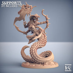 Sethris Bloodhiss - Artisan Guild Maneater Nagarots | Monster | Fantasy | DnD | Boss | Large | Fighter | Yuan-Ti, Snakefolk, Nagaji, Naga-1
