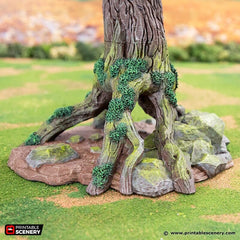 The Forest Forts - Rise of the Halflings - DnD building | Pathfinder | Forest | Treehouse | Wargaming Terrain | Scatter scenery, Fantasy-6