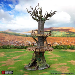 The Forest Forts - Rise of the Halflings - DnD building | Pathfinder | Forest | Treehouse | Wargaming Terrain | Scatter scenery, Fantasy-3