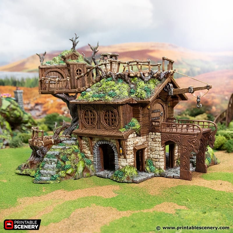 Master Builders Workshop - Rise of the Halflings - DnD building | Forest | Hills | Tinker | Wargaming Terrain | Scatter scenery, Fantasy-1