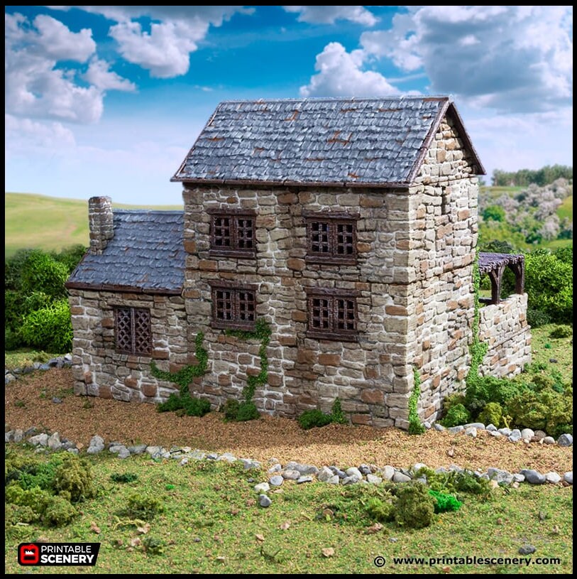 Stonestreet Bakers - King and Country, DnD, Pathfinder, 15mm, 28mm, 32mm, wargaming terrain, scenery D&D shop, marchant, medieval village-5