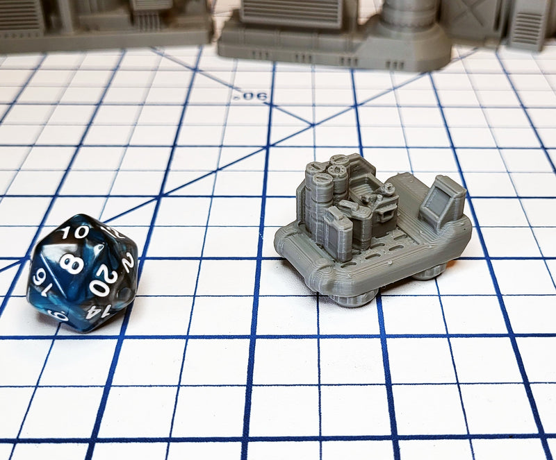 Sci-fi Scenery - Engine Room - EC3D Design, Infinity, Legion, Scifi, Cyberpunk, Starfinder, ttrpg terrain, traveller, starship, spaceship-5
