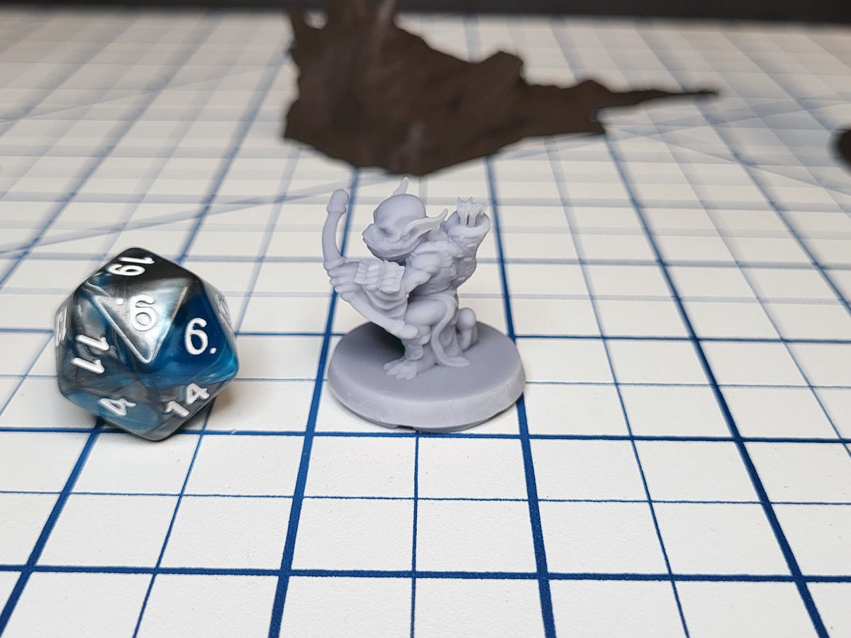 Goblin Pack - EC3D | DnD | Goblin | Monster | Archer | 32mm | Pathfinder | Fantasy | Shaman | Wargaming | Frostgrave | Mini Pack | Set-7